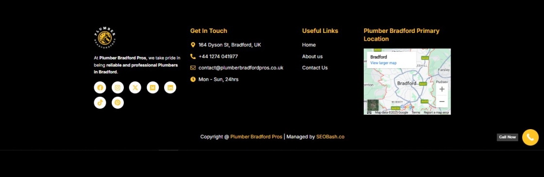 Plumber Bradford Pros Cover Image