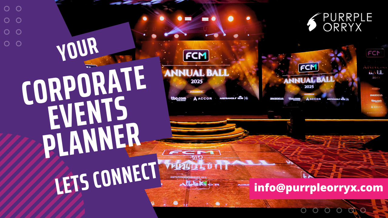 Leading Event Management Company in Dubai UAE | Purrple Orryx